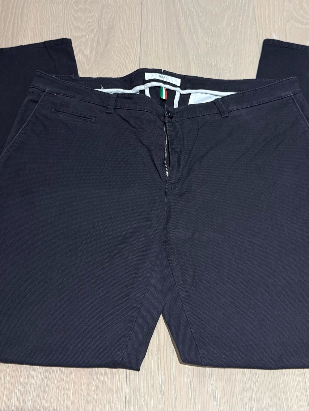 Max Navy Men's Cotton Chinos - Classic Slim Fit